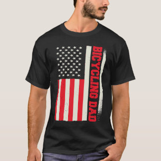 Camiseta Patriotic Bicycle Cyclist Bicycling Cycling Bicycl