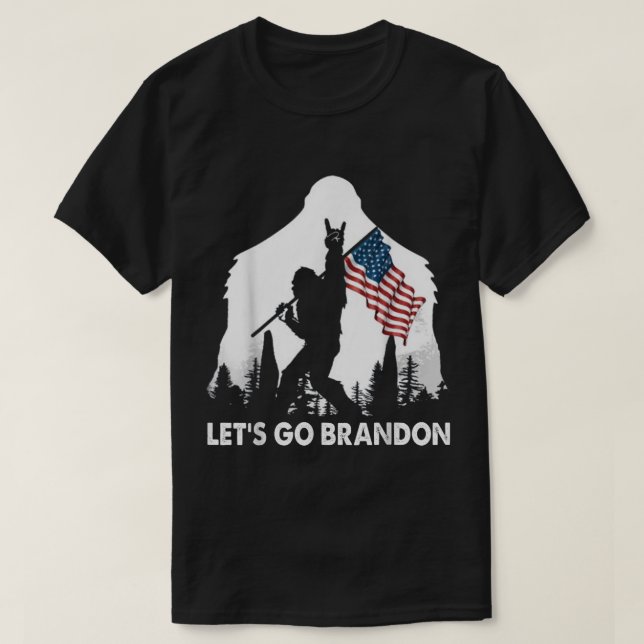 Camiseta Patriotic Bigfoot Adventure Design (Diseño del anverso)