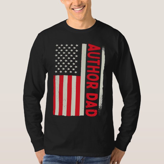 Camiseta Patriotic Book Writer Writing Publisher Blogger Au (Anverso)