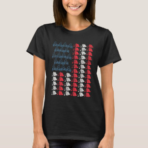 Camiseta Patriotic Campfire Adventure Vintage 4 de julio