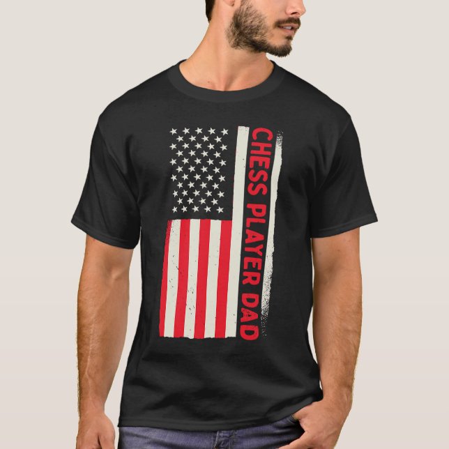 Camiseta Patriotic Checkmate Chessman Gambit Chess Player D (Anverso)