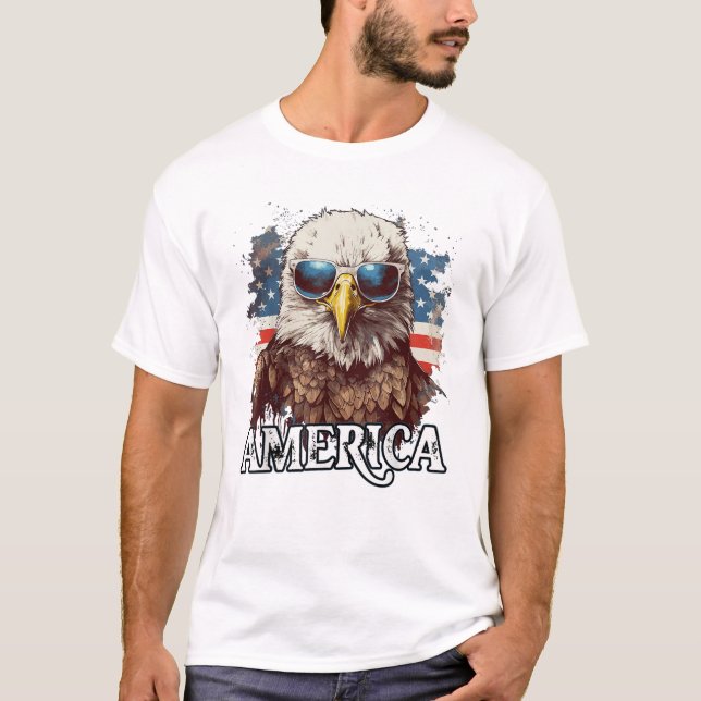 Camiseta Patriotic Eagle 4th (Anverso)