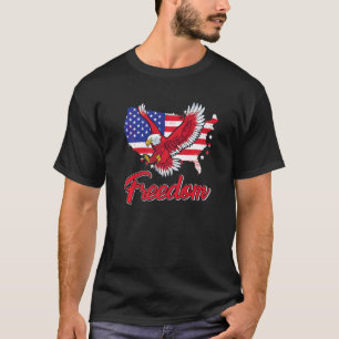 Camiseta Patriotic Eagle American Flag Freedom Premium