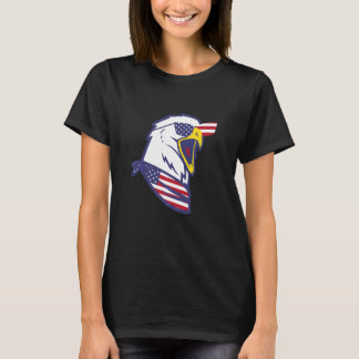 Camiseta Patriotic Eagle American Flag Usa 4th Of July Amer