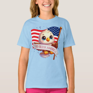 Camiseta Patriotic Eagle GOD BLESS AMERICA Flag, Estados Un