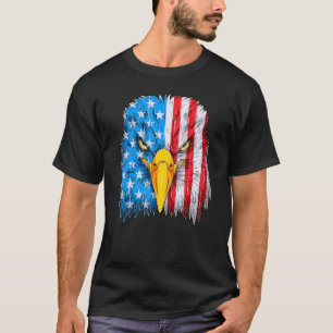 Camiseta Patriotic Eagle  Men 4th Of July Usa American Flag
