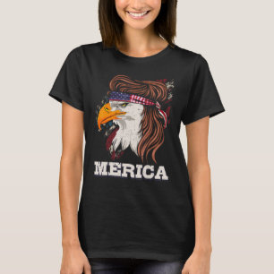 Camiseta Patriotic Eagle Mullet 4 de julio Orgullo American