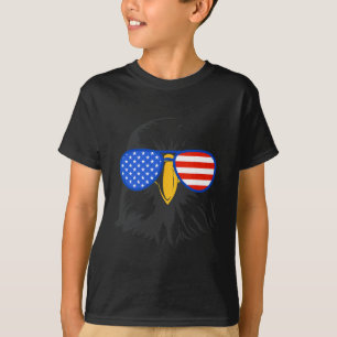 Camiseta Patriotic Eagle Sungles 4 de julio Eeuu American B