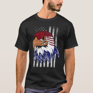 Camiseta Patriotic Eagle Usa Merica 4 De Julio American Fl