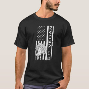 Camiseta Patriotic ee ee.uu. bandera de Broccoli Powered ve