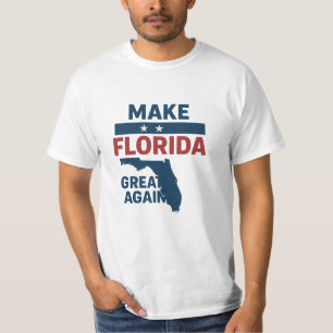 Camiseta Patriotic Florida Design – “Make Florida Great ''