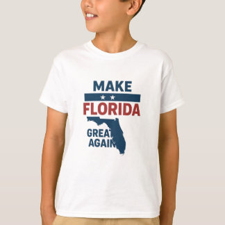Camiseta Patriotic Florida Design – “Make Florida Great ''