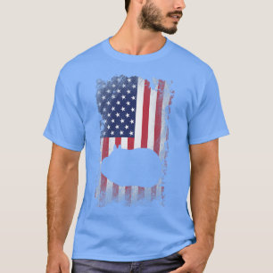 Camiseta Patriotic Guinea Pig American Flag Cool Guinea Pig