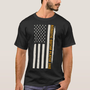 Camiseta Patriotic Guitarist Musician Acoustic Guitar Playe
