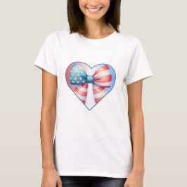 Camiseta Patriotic Heart