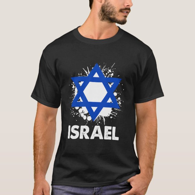 Camiseta Patriotic Israel Pride Israeli Flag (Anverso)