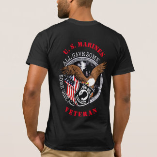 Camiseta Patriotic Marines Vet Military Tribut T-Shirt