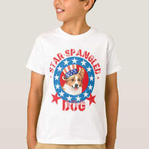 Camiseta Patriotic Pembroke Welsh Corgi