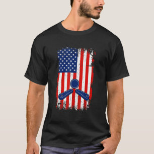 Camiseta Patriotic Pinball Player Arcade Arcade G