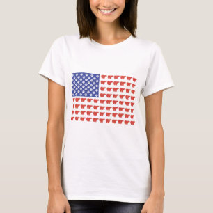 Camiseta Patriotic Polar Bears USA