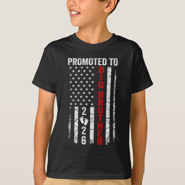 Camiseta Patriotic Promoted To Big Brother 2026 First Time  (Anverso)