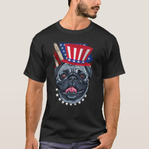 Camiseta Patriotic Pug Veterans Day Guay Dog Puppy American