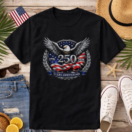 Camiseta Patriotic Silver Wings of Freedom