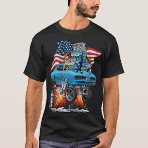 Camiseta Patriotic Sixties Vehículo americano de musculaci