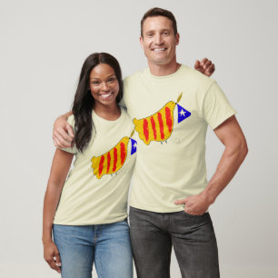 Camiseta Patriotic Symbol, Catalonia freedom dove.