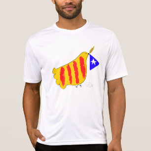 Camiseta Patriotic Symbol, Catalonia freedom dove.