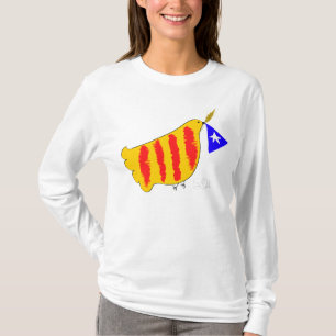 Camiseta Patriotic Symbol, Catalonia freedom dove.