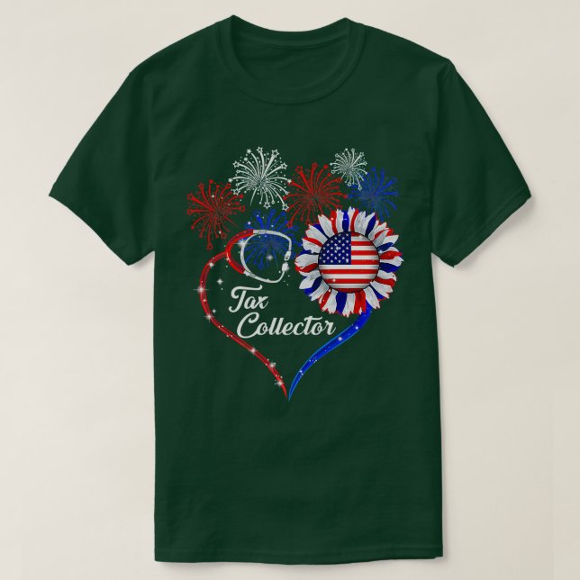 Camiseta Patriotic Ta Collector 4 De Julio Bandera Estadoun (Diseño del anverso)