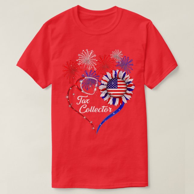 Camiseta Patriotic Ta Collector 4 De Julio Bandera Estadoun (Diseño del anverso)