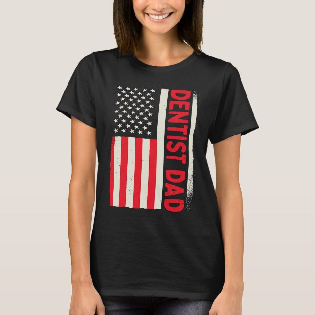 Camiseta Patriotic Teeth Doctor Nurse Dental Nursing Dentis (Anverso)
