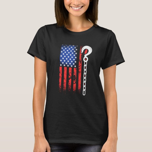 Camiseta Patriotic Tow Truck Driver American Flag Yellow To (Anverso)