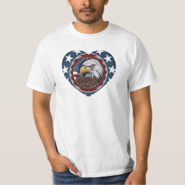 Camiseta Patriotic USA Bald Eagle