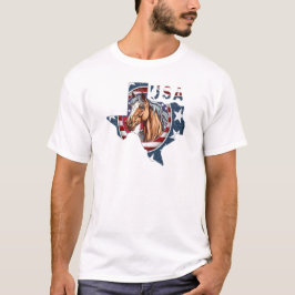 Camiseta Patriotic USA Texas