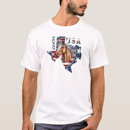Camiseta Patriotic USA Texas