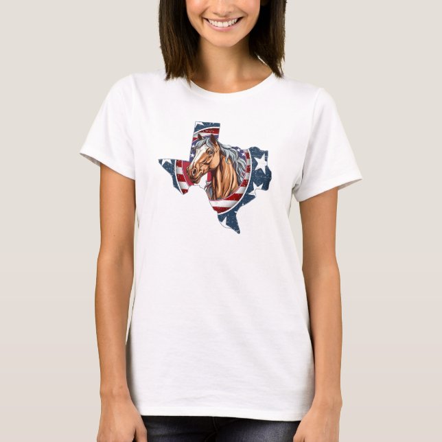 Camiseta Patriotic USA Texas (Anverso)