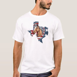 Camiseta Patriotic USA Texas
