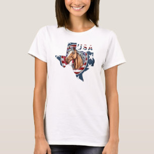Camiseta Patriotic USA Texas