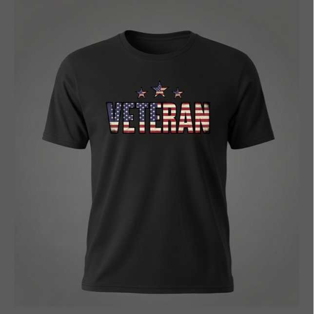 Camiseta Patriotic Veteran USA  (Subido por el creador)