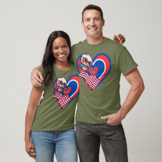 Camiseta patriótica águila de EE. UU.