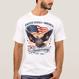 Camiseta Patriótica Águila Herencia Americana