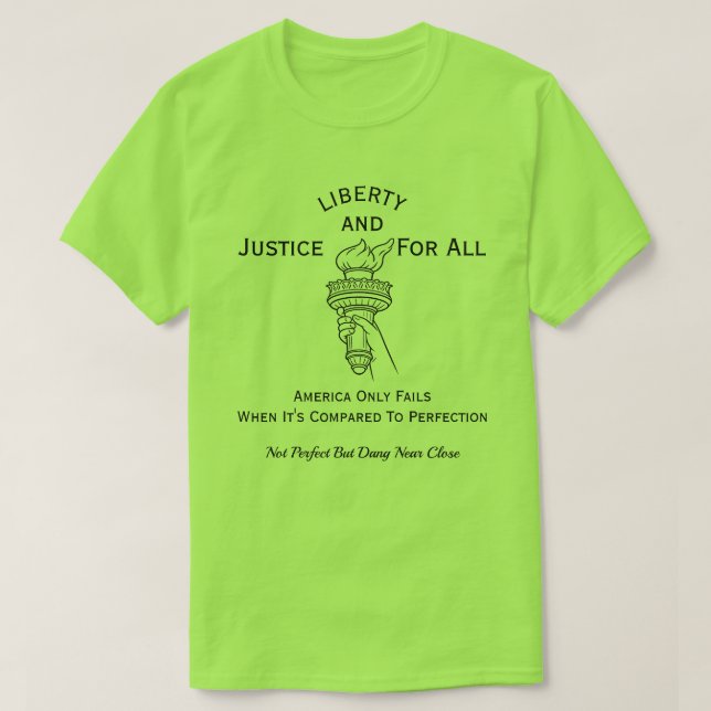 Camiseta Patriótica Americana (3e) (Diseño del anverso)