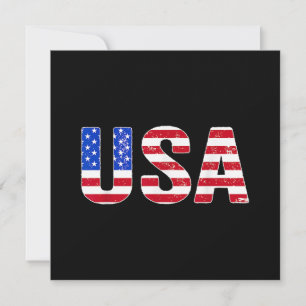 Camiseta Patriótica Bandera Estadounidense Hombres