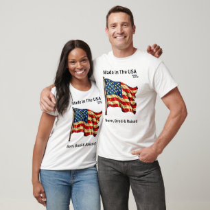 Camiseta Patriótica con Declaración de Independenc