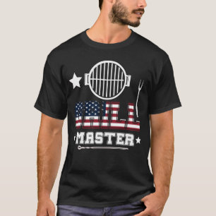 Camiseta Patriótica de Barbacoa Grill Master USA