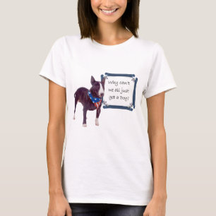Camiseta Patriótica de Bull Terrier