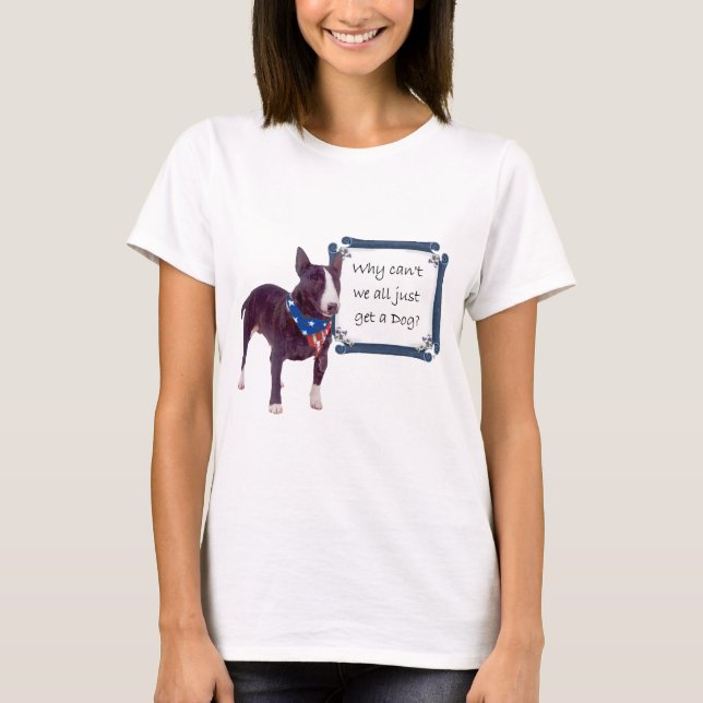 Camiseta Patriótica de Bull Terrier (Anverso)